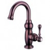 Centerset Single Handle One Hole in Rose Gold Bathroom Sink Tap