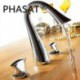 Contemporary Chrome Finish Brass Three Holes Two Handles Sink Tap