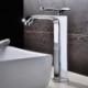 Centerset Single Handle One Hole in Chrome Bathroom Sink Tap