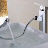 Widespread Single Handle One Hole in Chrome Bathroom Sink Tap
