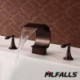 Mlfalls Brands Bathroom Basin or Tub Waterfall Tap Filler Hand Shower Oil Rubbed Bronze Tap