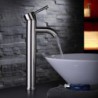 Widespread Single Handle One Hole in Nickel Brushed Bathroom Sink Tap