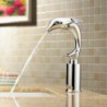 Bathroom Sink Tap in Contemporary Design Cold Sensor Chrome Finish Tap