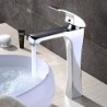 Centerset Single Handle One Hole in Chrome Bathroom Sink Tap