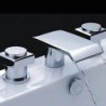 American Standard Widespread Two Handles Three Holes in Chrome Bathroom Sink Tap