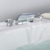 Contemporary Waterfall Stainless Steel Chrome
