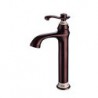 Centerset Single Handle One Hole in Oil-rubbed Bronze Bathroom Sink Tap
