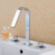 American Standard Widespread Two Handles Three Holes in Chrome Bathroom Sink Tap