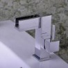 Centerset Single Handle One Hole in Chrome Bathroom Sink Tap