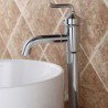 Centerset Single Handle One Hole in Chrome Bathroom Sink Tap
