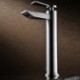 Vessel Single Handle One Hole in Nickel Brushed Bathroom Sink Tap