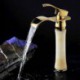 Widespread Single Handle One Hole in Ti-PVD Bathroom Sink Tap