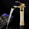 Widespread Single Handle One Hole in Ti-PVD Bathroom Sink Tap