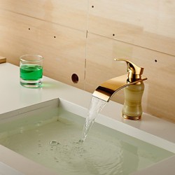 Modern Waterfall Brass...