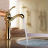 Antique Finish Brass One Hole Single Handle Bathroom Sink Tap