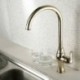 Ti-PVD Brass Finish  Single Hole Single Handle Kitchen Tap