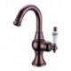 Centerset Single Handle One Hole in Rose Gold Bathroom Sink Tap