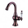 Centerset Single Handle One Hole in Rose Gold Bathroom Sink Tap