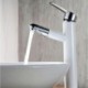 Widespread Single Handle One Hole in Chrome Bathroom Sink Tap