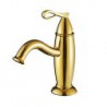Centerset Single Handle One Hole in Ti-PVD Bathroom Sink Tap