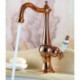Centerset Single Handle One Hole in Rose Gold Bathroom Sink Tap