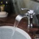 Widespread Single Handle One Hole in Chrome Bathroom Sink Tap