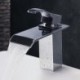 Centerset Single Handle One Hole in Chrome Bathroom Sink Tap