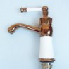Centerset Single Handle One Hole in Rose Gold Bathroom Sink Tap