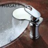 Widespread Single Handle One Hole in Chrome Bathroom Sink Tap