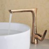 Centerset Single Handle One Hole in Rose Gold Bathroom Sink Tap