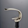 Basin Tap Contemporary Style Single Handle One Hole Hot and Cold Nickel Brushed