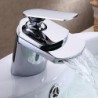 Bathroom Sink Tap Contemporary design Waterfall Spout (Chrome Finish)