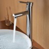 Contemporary High Quality Chrome Finish Brass Sink Tap - Silver