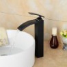 High Quality Oil-rubbed Bronze Bathroom Sink Tap With Single Handle - Black