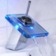 Centerset Single Handle One Hole in Chrome Bathroom Sink Tap