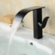Antique Oil-rubbed Bronze Finish Single Handle Bathroom Sink Tap