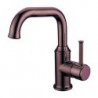 Centerset Single Handle One Hole in Rose Gold Bathroom Sink Tap