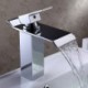 Centerset Single Handle One Hole in Chrome Bathroom Sink Tap