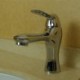 Widespread Single Handle One Hole in Chrome Bathroom Sink Tap