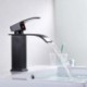 Centerset Single Handle One Hole in Oil-rubbed Bronze Bathroom Sink Tap