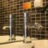 Shengbaier Contemporary Chrome Finish Brass One Hole One Handle Sink Tap(short)
