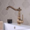 Centerset Single Handle One Hole in Antique Brass Bathroom Sink Tap