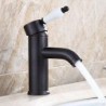Centerset Single Handle One Hole in Oil-rubbed Bronze Bathroom Sink Tap