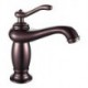Centerset Single Handle One Hole in Oil-rubbed Bronze Bathroom Sink Tap