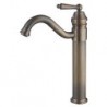 Widespread Single Handle One Hole in Antique Brass Bathroom Sink Tap
