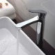 Deck Mounted Single Handle Basin Tap Tall Tap Chrome Finish