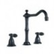 Oil Rubbed Bronze Widespread Bathroom Sink Tap