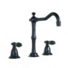 Oil Rubbed Bronze Widespread Bathroom Sink Tap