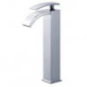 Vessel Single Handle One Hole in Chrome Bathroom Sink Tap