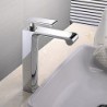 Deck Mounted Single Handle One Hole in Chrome Bathroom Sink Tap